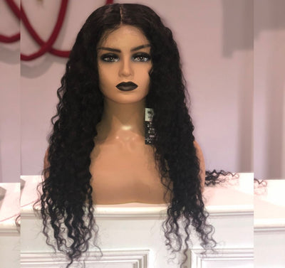 Lace deewave human hair wig