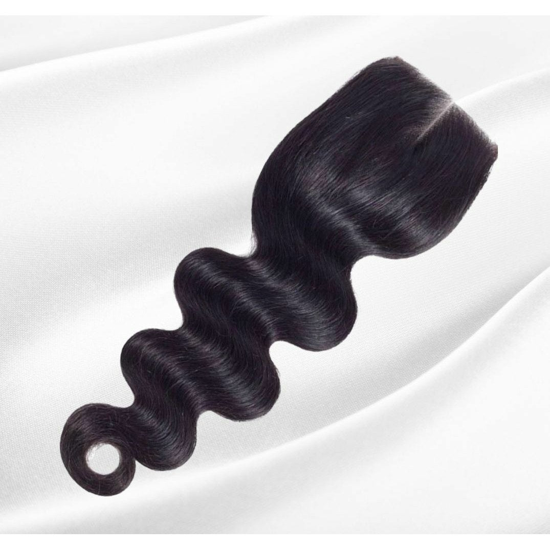 5x5 HD lace closure body wave raw human hair