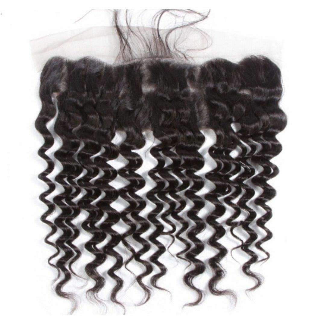 Brazilian Deepwave Frontals-Lace Frontal-PoshLife Hair Boutique-Deepwave-13" x 4"-12 inches-PoshLife Hair Boutique  Edit alt text