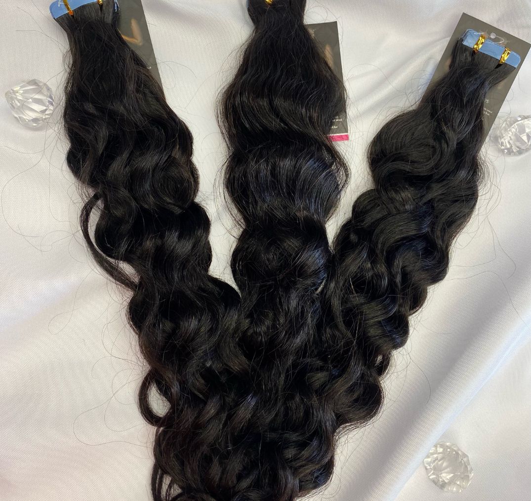 Natural Wave Tape Ins Extensions